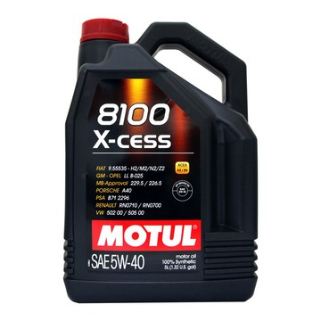 MOTUL 8100 X-cess 5W40 全合成機油 5L