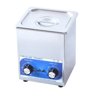 Panatec 沛莉緹 超音波不銹鋼眼鏡飾品清洗機 K-516 2L超大容量 全機304不鏽鋼 可調整溫度  銀色  1個