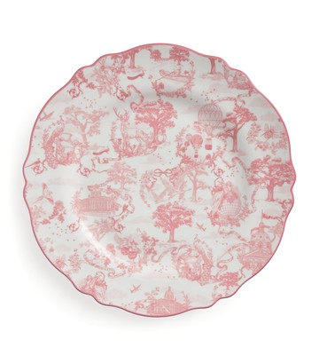 Harrods Fine Bone China Toile Dinner Plate