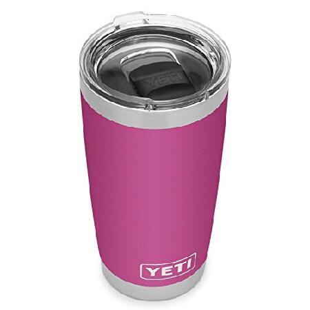 YETI Rambler 20 oz Tumbler, Stainless Steel, Vacuum Insulated with MagSlider Lid, Prickly Pear