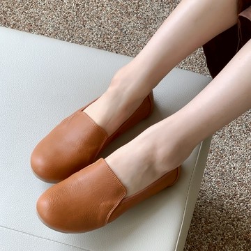 【白鳥麗子】圓頭鞋 MIT樂福舒適平底包鞋 店長推薦