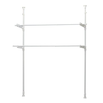 IRIS OHYAMA 愛麗思歐雅瑪 頂天立地窗框曬衣架 MW-260NR  1個  白色  高 260cm