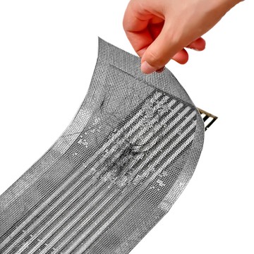 日本SP SAUCE排水溝專用黏貼式寬型毛髮過濾網(12x400公分)2入裝