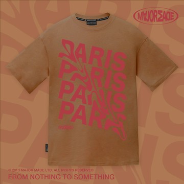 巴黎液態字母短TEE