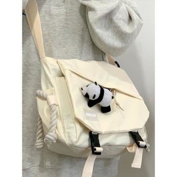 高中學生斜挎書包女孩可愛補習手提袋背包初中生補課輔導班單肩包