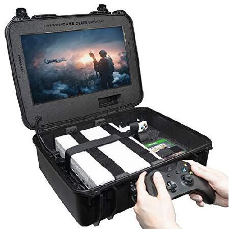 Case Club Portable Game Station with Built-in 18.5 Monitor - Fits  PlayStation 5 (Gen 1 Disk or Digital), Controller, 2 Games, Built-in  Cooling Fan 