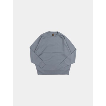 日本Batoner極細羊毛針織圓領衛衣針織衫薩克斯灰