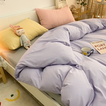 1.5米床水洗棉磨毛公主風床上四件套ins風床單被套被罩床品三件套