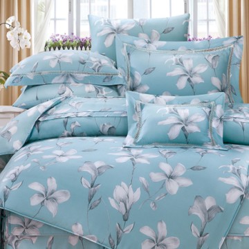 岱思夢 60支天絲兩用被床包組 雙人 TENCEL 勒諾瓦-藍