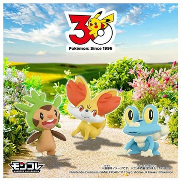 【唐采禮品】寶可夢30週年紀念最初的夥伴們(卡洛斯地區)(1入)-BD-PC09868