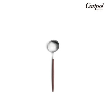 葡萄牙Cutipol GOA系列棕柄18cm點心匙