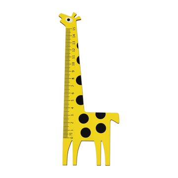 Rex LONDON 英國 木製文具量尺(長頸鹿15cm) / 量尺 文具尺 可愛文具