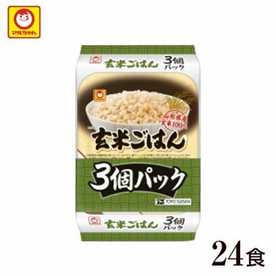 東洋水産 マルちゃん 玄米ごはん 160g×24食(送料無料)[80] hs [北海道・沖縄へは追加料金]