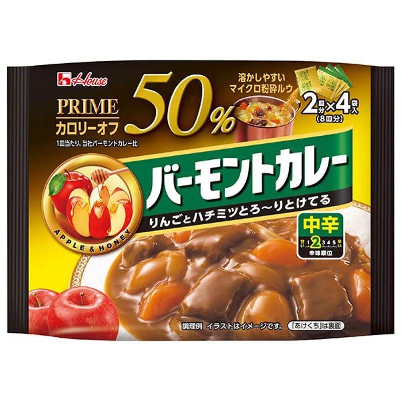 ハウス食品 プライムバーモントカレー 中辛 103g×6個入×(2ケース)