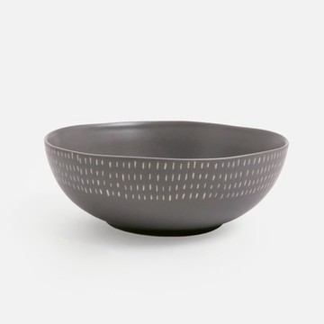 奧可利陶瓷湯碗17cm 雨點灰