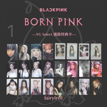 仙女樹🌟 現貨 BLACKPINK - BORN PINK  YG Select 通路特典卡