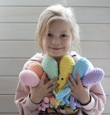 章魚毛絨, 章魚, 章魚藝術, 章魚裝飾, 章魚家居裝飾, 章魚