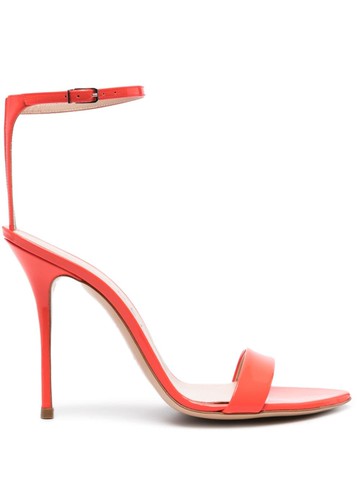 Casadei - Scarlet Tiffany 100mm patent sandals - women - Patent Calf Leather/Calf Leather/Calf Leather - 41 - Red