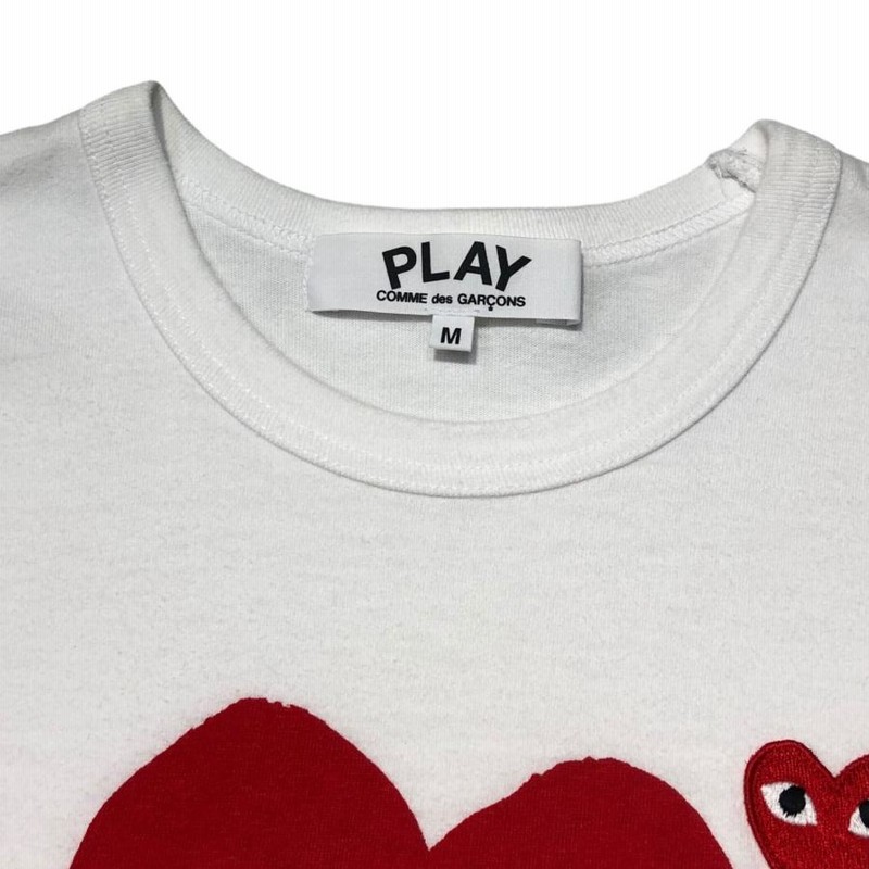 COMME des GARCONS】レディース ハートプリント Tシャツ (COMME