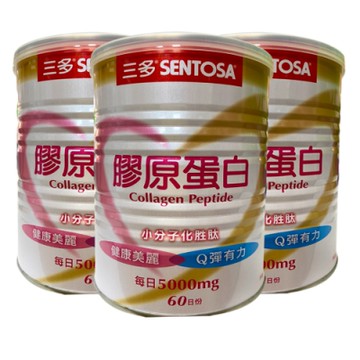 三多 罐裝小分子胜肽膠原蛋白3罐組(300g/罐;約60日份)長期使用;效果看得到