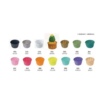 【富山食品】特圓 堅口彩虹蛋糕杯 50*39mm 60入 馬芬蛋糕杯 堅口杯 馬芬杯 ISO認證 防油紙成型 不退色