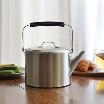 日本製18-8不鏽鋼直筒燒水壺(霧面)-2L 單一規格