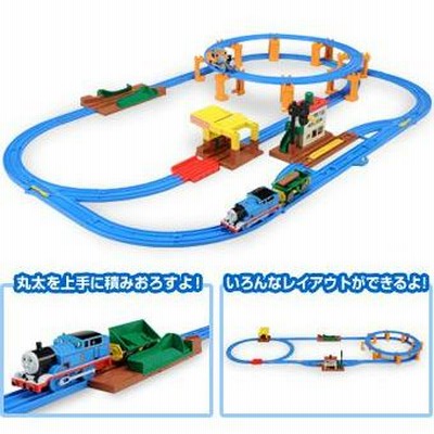 プラレール トーマスシリーズ いっぱい遊ぼう！ トーマス＆バッシュの丸太つみおろしセット タカラトミー 送料無料 | LINEブランドカタログ