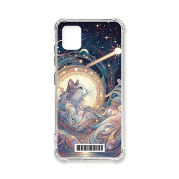 Note 系列殼 TRON 三星 NOTE 10 LITE 夏夜流星與貓  載具 四角防摔殼 手機殼