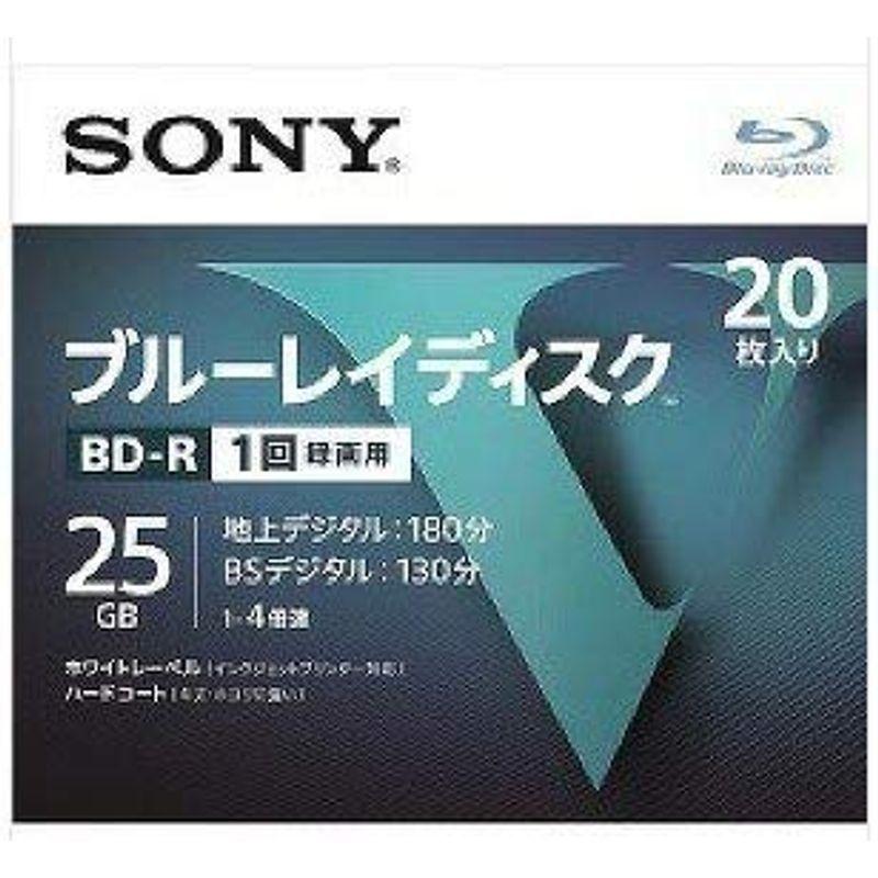 SONY ソニー ブルーレイ BD-R 1回録画用 25GB Vシリーズ 20BNR1VLPS4