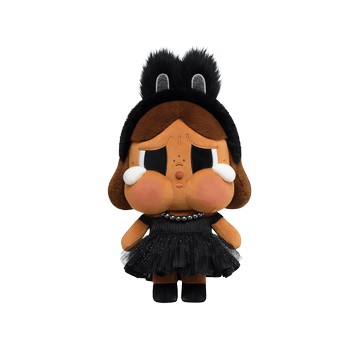 CRYBABY SHINY SHINY系列-毛絨公仔 黑色