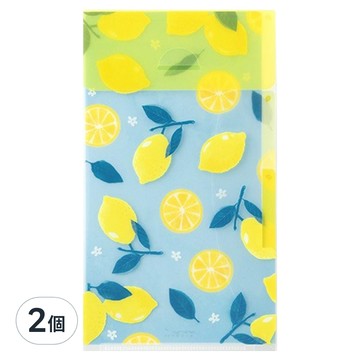 日本 MIDORI 3層安全資料夾 A5  檸檬(35562)  2個
