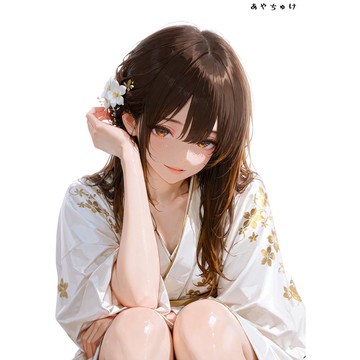 【12月新品】07-109-0013 人物貼紙 性感和服女孩