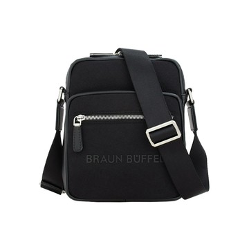 BRAUN BUFFEL 台灣總代理 歐瑞恩 斜背包-黑色/BF551-16-BK