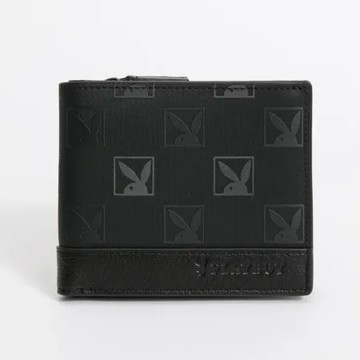 PLAYBOY - 中翻短夾不可拆 Meaningful系列 - 黑色