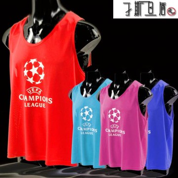 足球訓練背心分隊服男成人網眼速干印字寬松大碼號坎馬甲廣告球衣