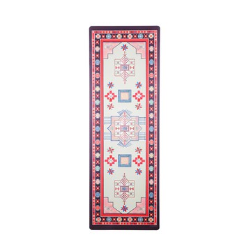 Style Boat Market 多功能瑜珈墊 仿麂皮面料 止滑止汗 可機洗 2mm標準款 附收納背帶  173 x 61cm  純淨米  1個