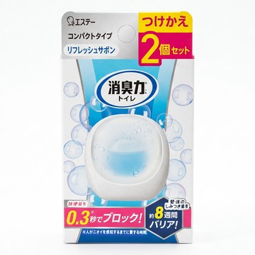 ST 雞仔牌 消臭力 強效持久型浴廁除臭劑補充包 清新皂香 2個  12ml  1盒