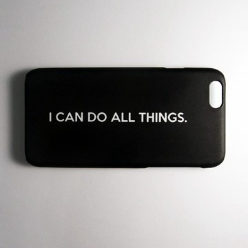 SO GEEK 手機殼設計品牌 THE MOTTO GEEK - I CAN DO ALL THINGS款(黑)
