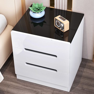 床頭柜簡約現代家用輕奢床邊柜臥室迷你收納柜簡易小型床頭置物架