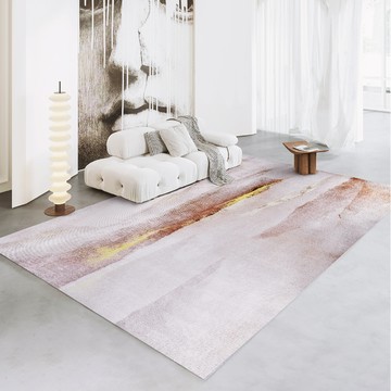 收納職人 抽象地毯 床邊毯_(六款任選) - 藍色抽象