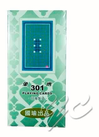 金鷹 301 撲克牌 8.7x5.8cm 24入 /箱【APP滿額下單10%點數(單一帳號最高5000點)】1/31止
