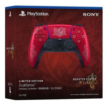 【SONY】PS5 DualSense無線控制器 魔物獵人荒野 限量特仕款《台灣公司貨》+ PS5