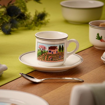 VB │ Gerard Laplau 納夫莊園 | 200 ml 杯盤組 │ 春芽款