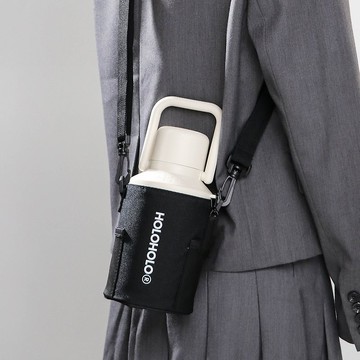 獨家組合【HOLOHOLO】ALL KETTLE 保溫外出壺(1L) + 專屬背帶