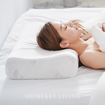 MAP人體工學型乳膠枕頭 / 護頸曲線支撐 / 高回彈不塌陷 / 透氣釋壓 / 久睡型舒眠枕推薦