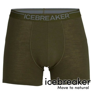 【icebreaker】Anatomica 男羊毛四角內褲BF150 『橄欖綠』戶外 運動 柔軟 舒適 羊毛 吸濕 排汗 抑味 控溫 103029