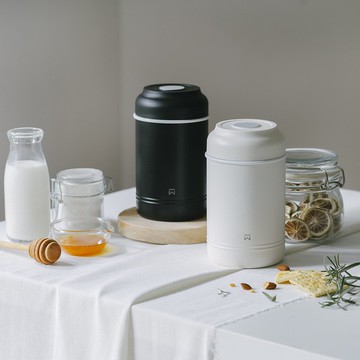 【WOKY沃廚】JIN真瓷系列-大口食物長鮮保溫罐600ml (3色可選)