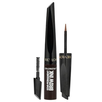 Revlon, ColorStay™，半長期眉墨™，355 深棕色，0.09 液量盎司（2.8 毫升）