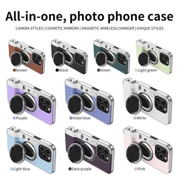 適用蘋果iPhone17pro 16pm 15 14 13 12 11promax創意個性奢華相機拍照手機殼 新款防摔個性保護套