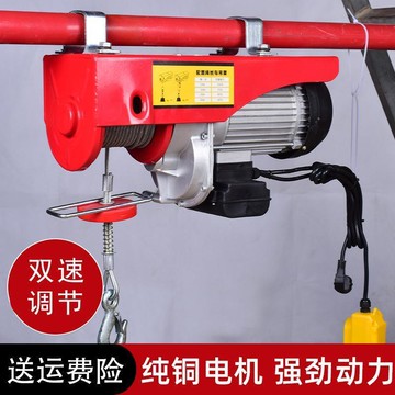 【新店鉅惠】微型電動葫蘆220v家用電葫蘆1噸吊機提升機小型裝修卷揚機起重機